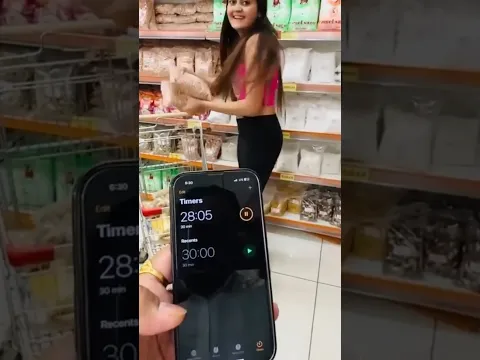 Fastest 30 Min SuperMarket Shopping Challenge #bindasskavya #shorts #tranding