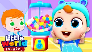 La Máquina Expendedora 🍬🍭 | Canciones Infantiles Para Aprender | Little World En Español
