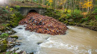 Storm Drain Unclogging with Tons of Trash Cleanup
