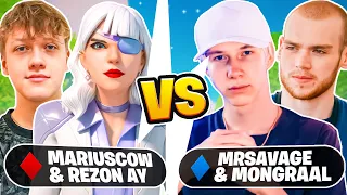 MariusCOW 2v2s MrSavage & Mongraal 🏆