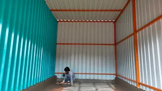 10 x 17 tin shed commercial shop cost of construction details