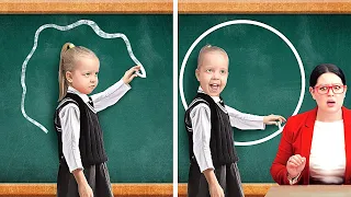 WHAT A GENIUS KID!👧🏼🏫🎓 Back To School Tricks, DIYs And Hacks For Smart PARENTS