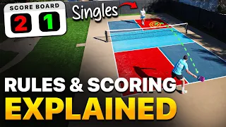 Pickleball SINGLES Rules Breakdown
