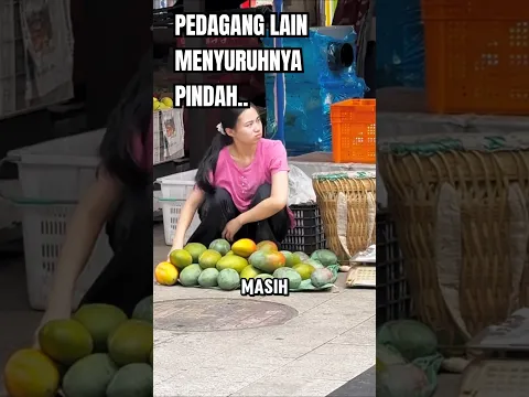 Dia Menjual Mangga Paling Manis Di Pasar