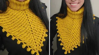 GOLA DE CROCHÊ  AVELÃ