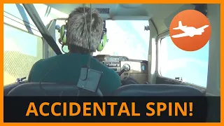 FLIGHT INSTRUCTOR REACTS to STUDENT Pilot Accidentally Spinning a Cessna During Stall Practice