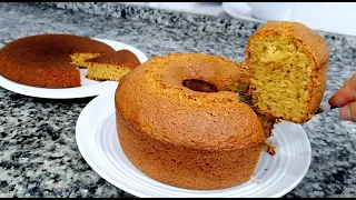 BIZCOCHO DE MANGO EN LICUADORA!!// en sartén y en horno ¡esponjoso y riquísimo!
