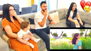 أول فيديو كليب لألنا🎶 | ردة فعل عصام ونور واسراء (زعلنا 😢)