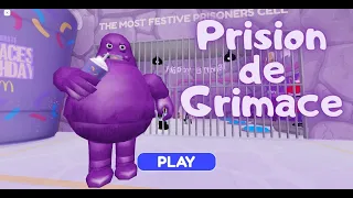 ESCAPA DE LA PRISION DE GRIMACE SHAKE EN ROBLOX COMPLETO | Grimace Barry's Prison Run!
