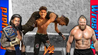 WWE - Day 1 Roman Reigns vs Brock Lesnar Full Match | Backyard Wrestling