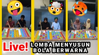 Permainan Seru Menyusun Bola Berwarna Part 2