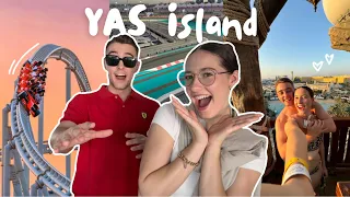 OUR FIRST TIME ON YAS ISLAND, ABU DHABI | Jasmin and James