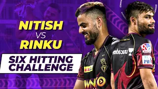 Dost vs Dost | Nitish Rana vs Rinku Singh 8-ball cricket challenge | #KKR #IPL2022