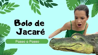 Bolo de Jacaré - Passo a Passo