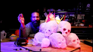How To Make Skulls Using Old Milk Jugs And A Heat Gun