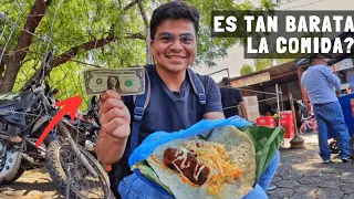 Asi es la COMIDA de $1 DOLAR en Nicaragua 🇳🇮😱