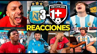 LAS MEJORES REACCIONES AL ARGENTINA 3-1 SUIZA! 🇦🇷 ARGENTINA CLASIFICA A SEMIFINALES DEL MUNDIAL 2026