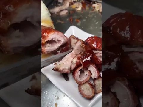 Incredible Pork Intestines Cutting #shortsfoodusa #bbqmeat #food #chefsfoodusa #bisonmeat #cooking