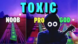 BoyWithUke - Toxic - Noob vs Pro vs God (Fortnite Music Blocks)