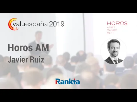 Conferencia de Javier Ruiz de Horos AM en VALUESPAÑA 2019 que tuvo lugar el pasado 4 y 5 de Abril. Este evento tiene como objetivo de divulgar el "Value Investing" a través de ponencias de calidad ofrecidas por una cuidadosa selección de los mejores inversores.
