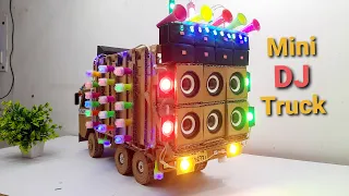 Mini dj Truck loading | How to make small Dj Truck | Big dj Truck loading | dj speaker | Tech Toyz