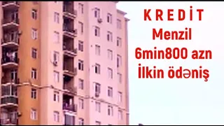 Tələsin - 6800 azn İlkin Ödənişlə Kredit mənzil. Arayişsiz Bankla Bina evi #bakievelani #kreditev