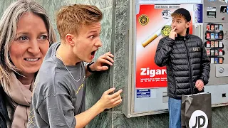 Kleinen Bruder 1 Tag lang STALKEN 😲 - Und erwische ihn beim ****