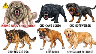 Từ Giống Chó Hiền Nhất Đến Giống Cắn Gãy Được Xương Bạn — Giải Thích Chi Tiết