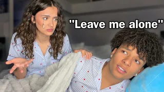 I Want To Sleep Alone Prank On Prymrr! *she cried*