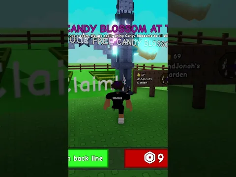 How i got Free Candy Blossom in Grow a Garden: Candy Blossom Line (Dont check the sound😭)