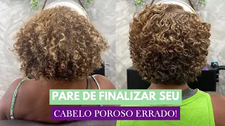 O QUE NÃO PODE FALTAR NA FINALIZAÇÃO DE UM CABELO COM POROSIDADE ALTA - Tamires Maia