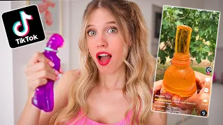 PROBANDO LIFE HACKS VIRALES DE TIKTOK (Trucos raros) #3 | Laia Oli