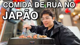 PROVANDO COMIDA DE RUA NO JAPÃO