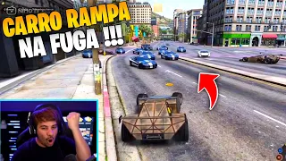 PIUZINHO DEU FUGA DE CARRO RAMPA !!!
