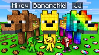 JJ vs Mikey vs Banana Kid: DOG STATUE BATTLE...