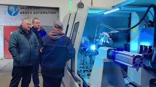 Five-axis welding machine