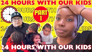 24 Hour With Kids Challenge: Can Parents Survive A Day With Kids Nonstop? Let's Find Out! | Part 1
