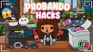Probando Hacks de Toca Life World en Tik Tok🧐⁉️Funcionaran?? |Toca Cam!|