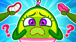 Oh, No! Where is my Mouth? 😭 Don't Cry, Baby + More Best Kids Cartoon by Pit & Penny Stories 🥑💖
