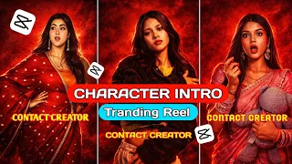 Instagram Trending Character Intro Video Editing Tutorial || Viral Intro Reels Edit On Capcut 