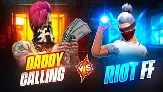 RIOT FF VS DADDYCALLING 🤩🤯