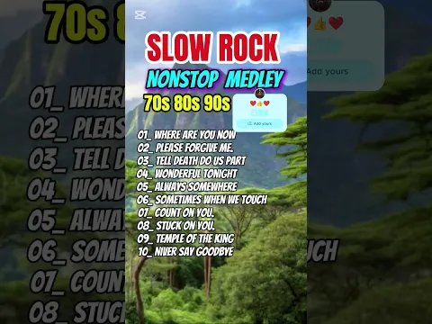 Slow Rock Love Songs Collection 70s 80s 90s - Nonstop Slow Rock Pinoy Medley | Best Lumang Tugtugin