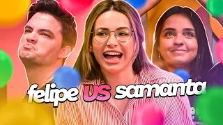 DUELO NETOLAB: FELIPE X SAMANTA - CABINE DE BOLINHAS!