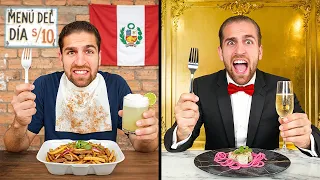 COMIDA CALLEJERA VS RESTAURANTE DE LUJO EN PERÚ