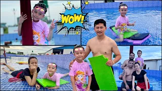 FIRST TIME AANIE GOING WATERPARK | FAMILY TIME😍| HAMRO SANSAR