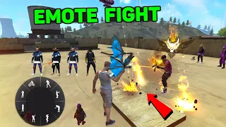 Free Fire Emote Fight On Factory Roof - 1 vs 1 Emote in Free Fire - Emote Challenge
