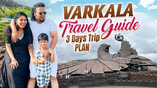 🔥Varkala 3 days travel guide || Kerala tourist place || Thanjavur couple #varkala #travel #minivlog