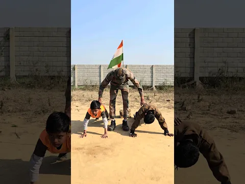 salute Indian army 🇮🇳🫡 बहादुर लड़के ने गरीब को लगाया फ़ोज में #armystatus #indianarmy #viral #short