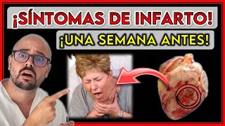 ¡7 SÍNTOMAS que AVISAN de INFARTO una SEMANA ANTES! || ¡INDICAN un INFARTO INMINENTE!