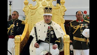 TV News story, Gene Speaks for the King of Tonga Birthday - Island TV Show -He was told not to pray
